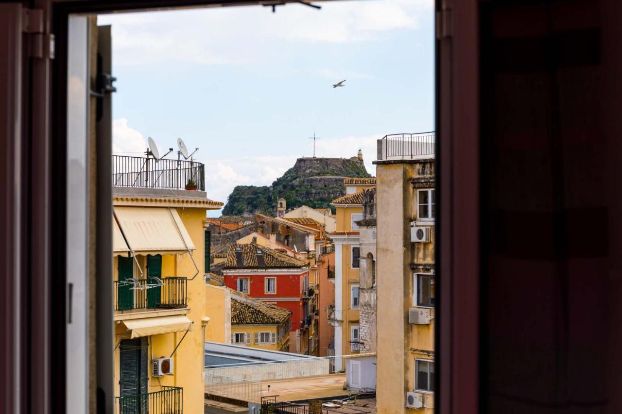 La Casa Con La Vista Delle Fortezze By Corfuescapes Leilighet Corfu  Eksteriør bilde